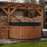 Hot Tub mit externem Ofen
