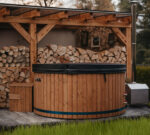 Hot Tub mit externem Ofen