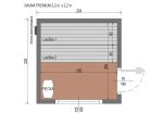 Sauna Premium 220 – Bild 4