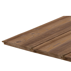 Gebürstetes Thermoholz