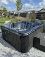 Hot tub - externem Ofen (mit Liegefläche) – Bild 11