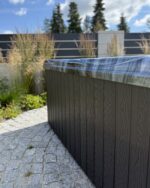 Hot tub - externem Ofen (mit Liegefläche) – Bild 12