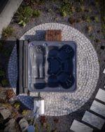 Hot tub - externem Ofen (mit Liegefläche) – Bild 21