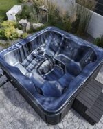 Hot tub - externem Ofen (mit Liegefläche) – Bild 5