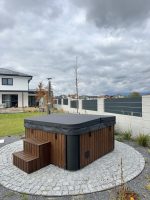 Hot tub - externem Ofen (mit Liegefläche) – Bild 12