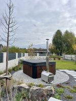 Hot tub - externem Ofen (mit Liegefläche) – Bild 10
