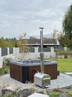 Hot tub - externem Ofen (mit Liegefläche) – Bild 7