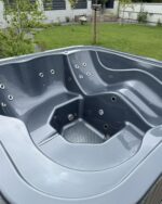 Hot tub mit Liegefläche - externem Ofen – Bild 16